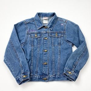 Girl’s/Kid’s VTG Disney Tinker Bell Denim Jean Jacket Size Medium